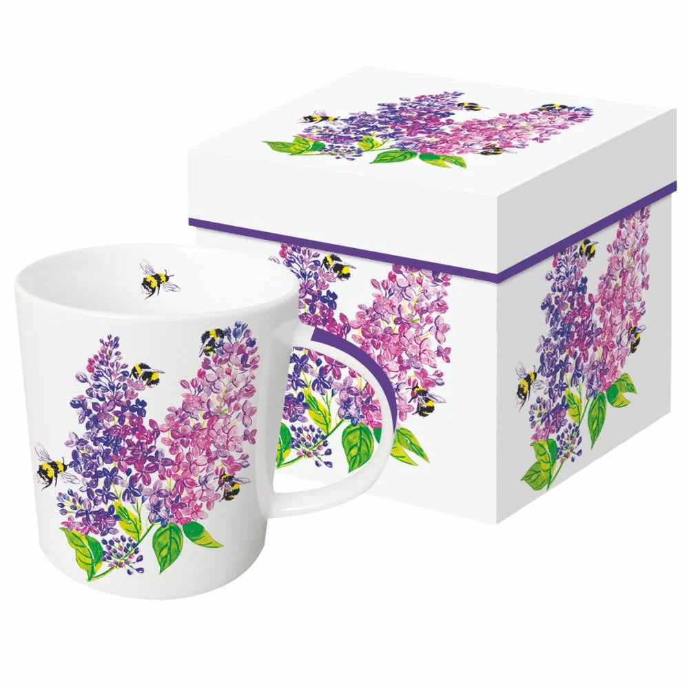 Mug: Bees & Lilac