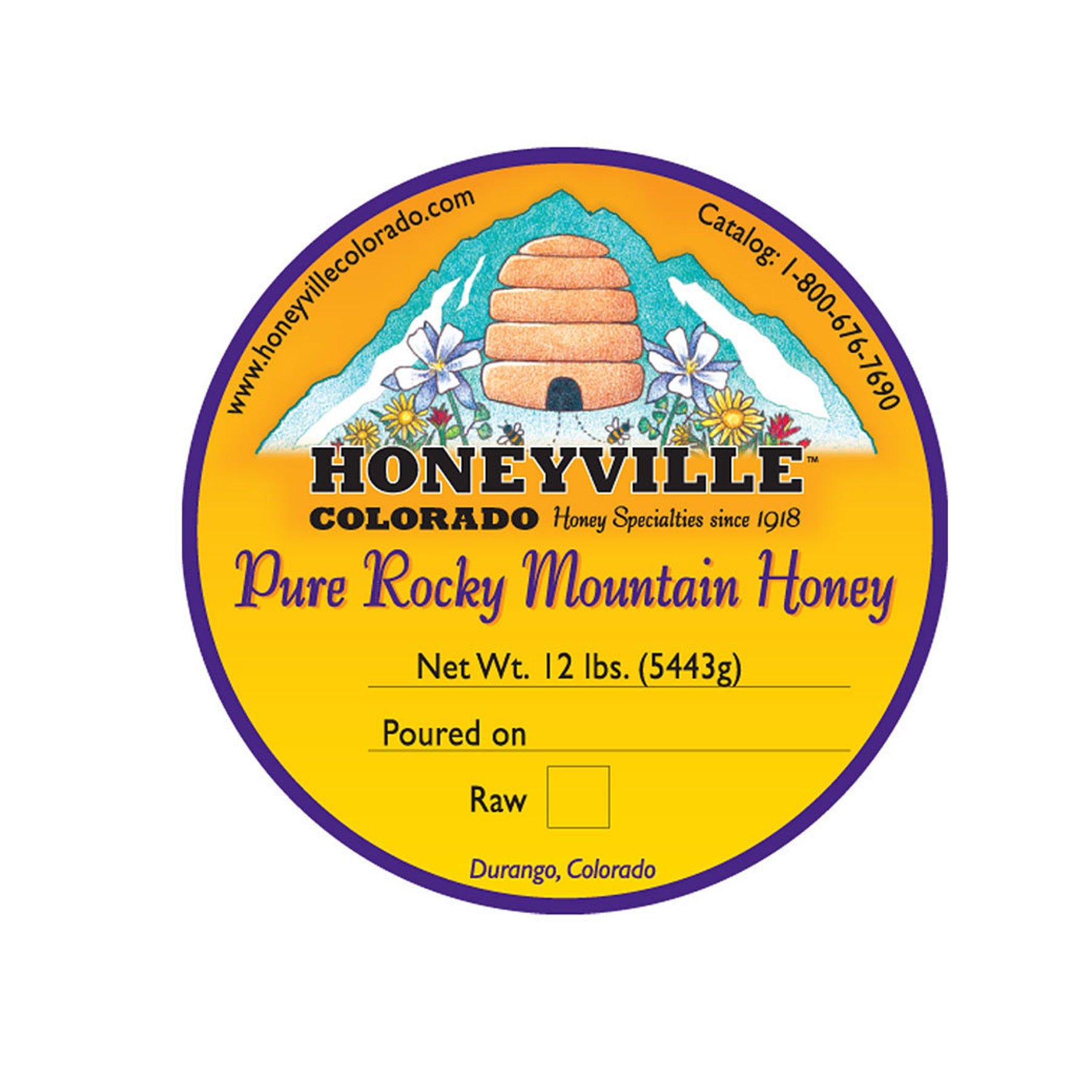 12 lb Bucket Wildflower Honey