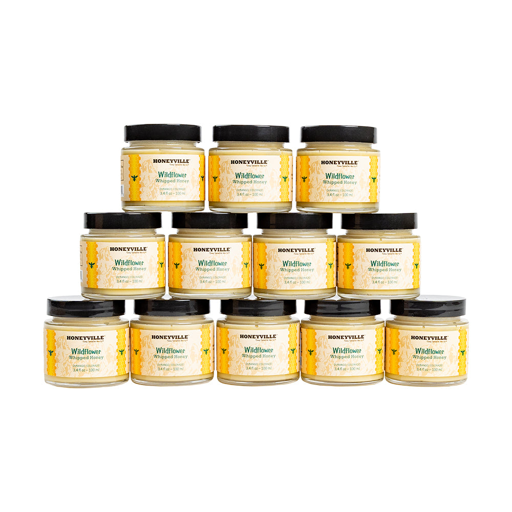 CASE: MINI Plain Whipped Honey 12/3.4 OZ