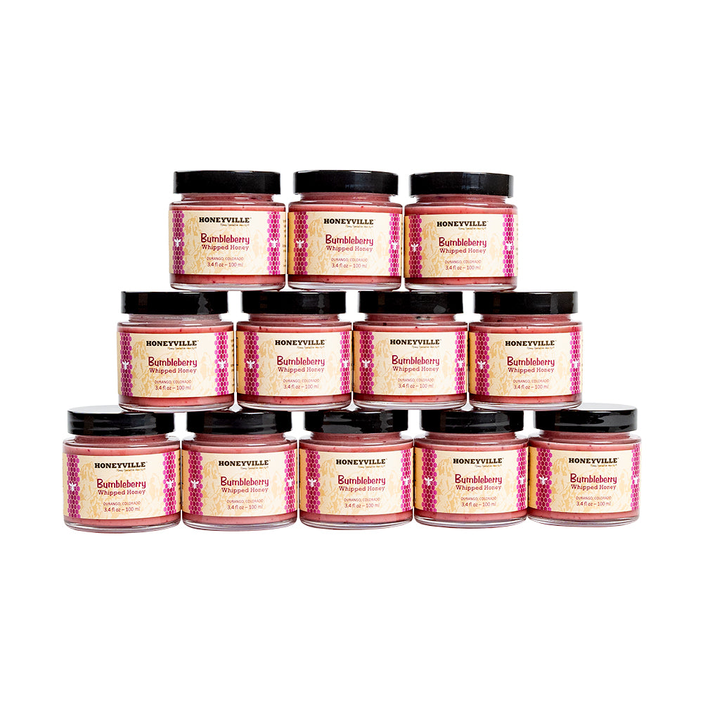 CASE: MINI Bumbleberry Whipped Honey 12/3.4 OZ
