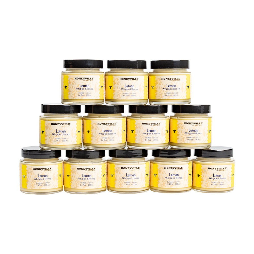 CASE:  MINI Lemon Whipped Honey (12/3.4oz)