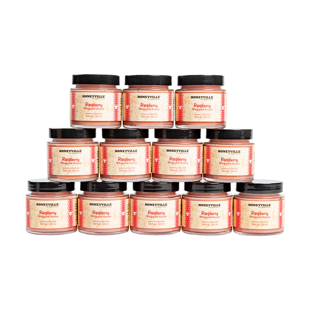 CASE: MINI Raspberry Whipped Honey  12/3.4 OZ