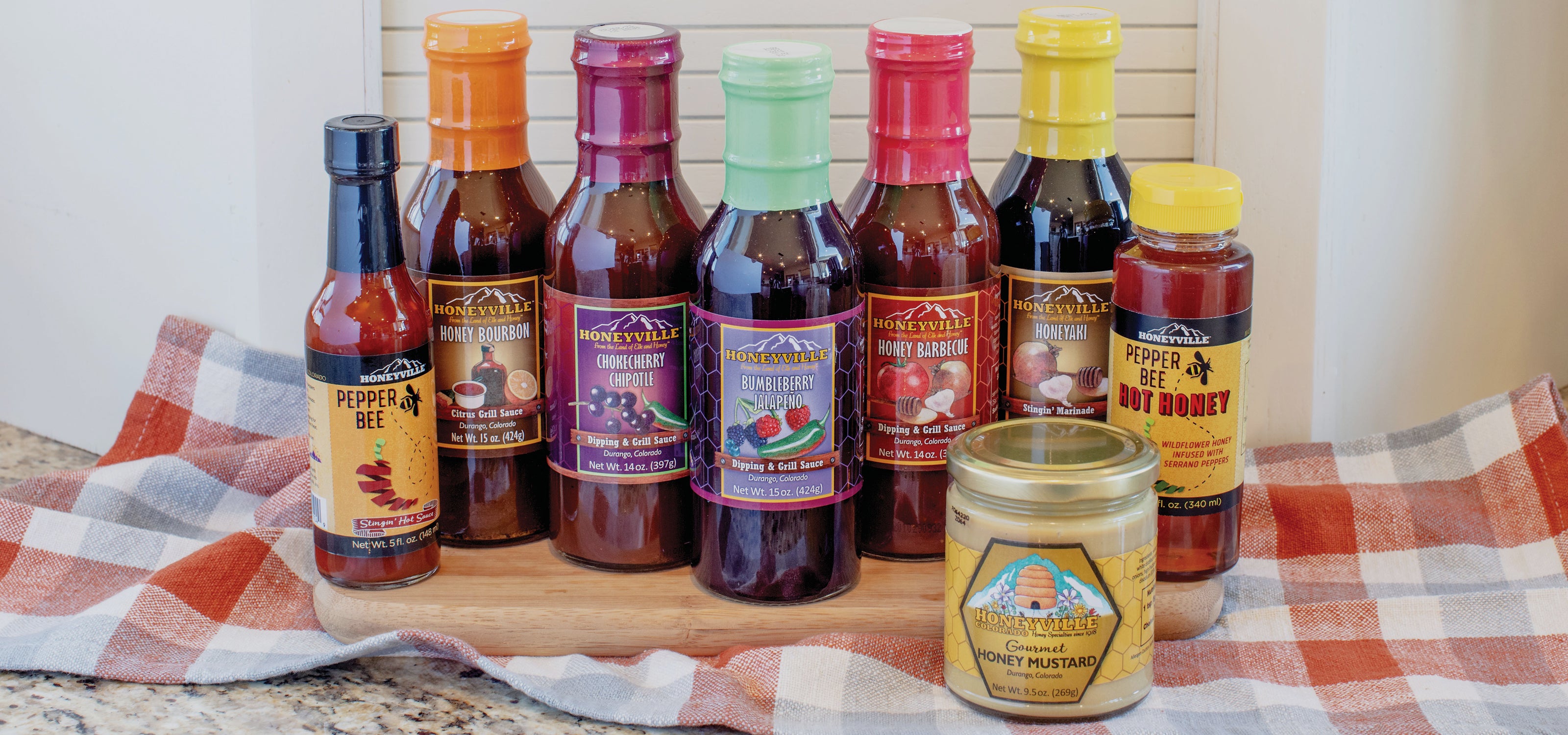 Honeyville Colorado | Specialty Honeys, Jams, Jellies & Sauces