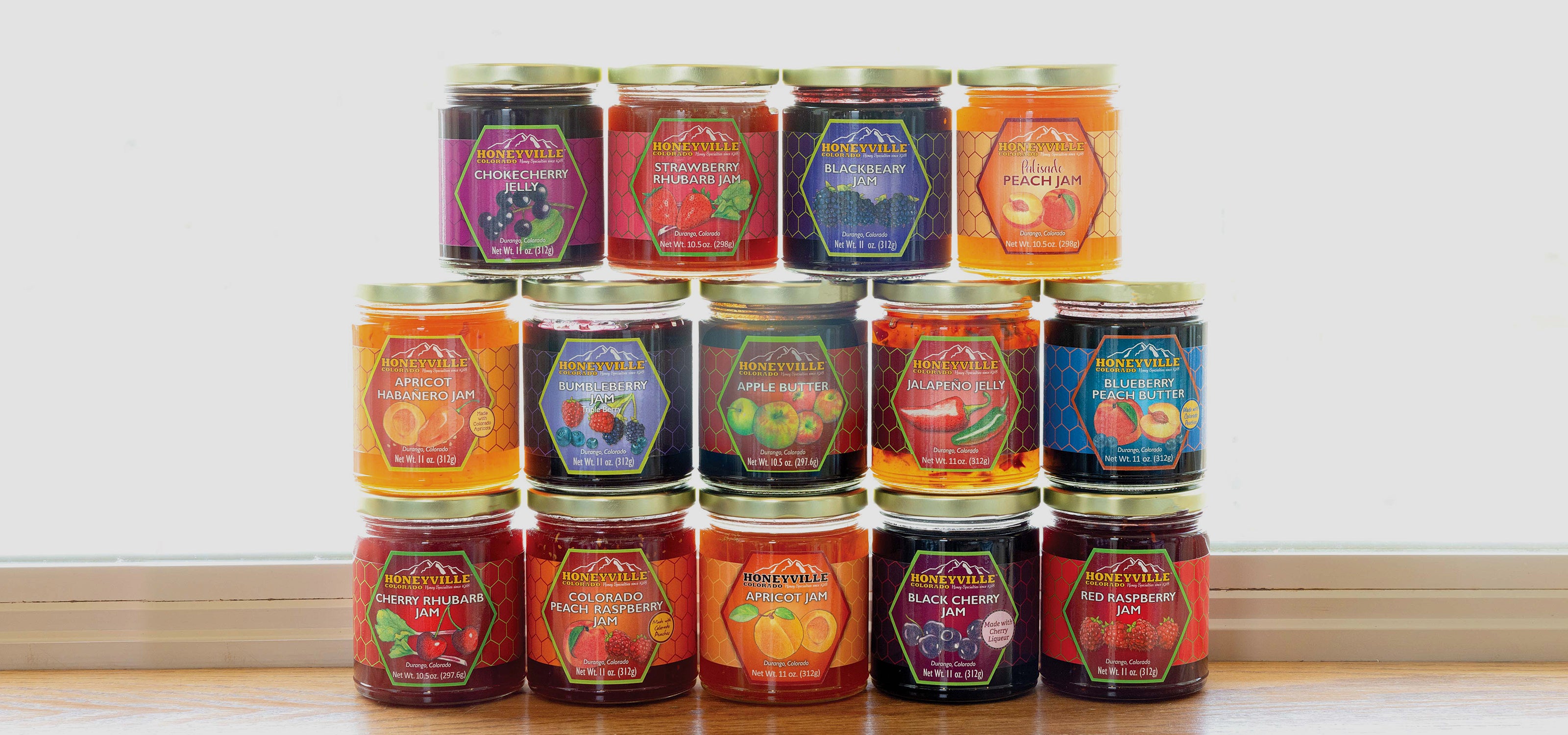 Honeyville Colorado | Specialty Honeys, Jams, Jellies & Sauces